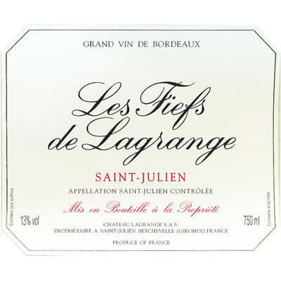 Les Fiefs de Lagrange 2022 (12x37.5cl)