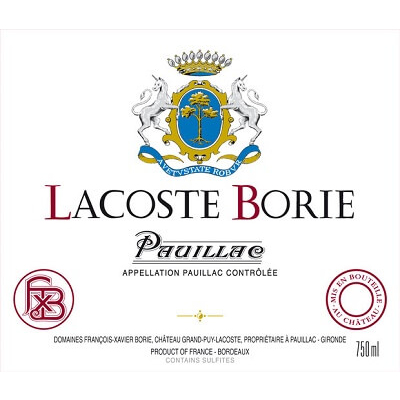 Lacoste-Borie 2022 (3x150cl)