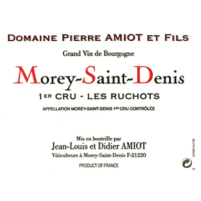 Pierre Amiot Morey Saint Denis 1er Cru Les Ruchots 2019 (6x150cl)