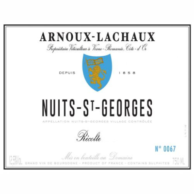 Arnoux-Lachaux Nuits-Saint-Georges 2020 (1x75cl)