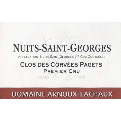 Arnoux-Lachaux Nuits-Saint-Georges 1er Cru Clos des Corvees Pagets 2015 (12x75cl)