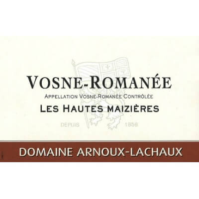 Arnoux-Lachaux Vosne-Romanee Les Hautes Maizieres 2018 (1x75cl)