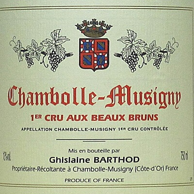 Ghislaine Barthod Chambolle-Musigny 1er Cru Aux Beaux Bruns 2022 (1x75cl)