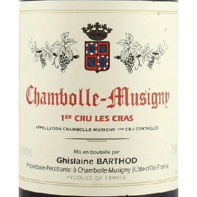 Ghislaine Barthod Chambolle-Musigny 1er Cru Les Cras 2019 (6x75cl)