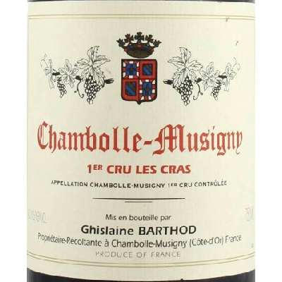 Ghislaine Barthod Chambolle-Musigny 1er Cru Les Cras 2022 (12x75cl)