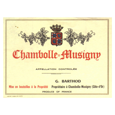 Ghislaine Barthod Chambolle Musigny 1er Cru Les Veroilles 2022 (12x75cl)