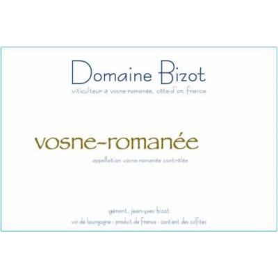Bizot Vosne-Romanee 2014 (12x75cl)