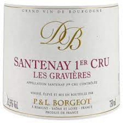Pascal & Laurent Borgeot Santenay 1er Cru Les Gravieres Rouge 2019 (6x75cl)