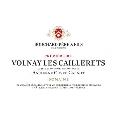Bouchard Pere et Fils Volnay 1er Cru Les Caillerets 2022 (1x150cl)