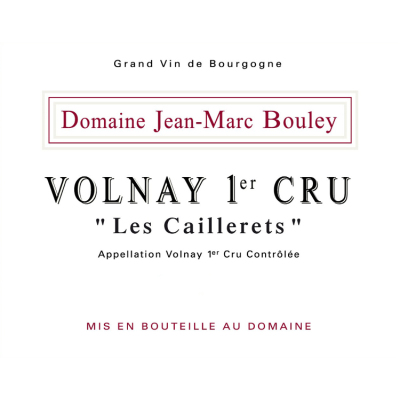 Jean-Marc Bouley Volnay 1er Cru Les Caillerets 2022 (1x75cl)