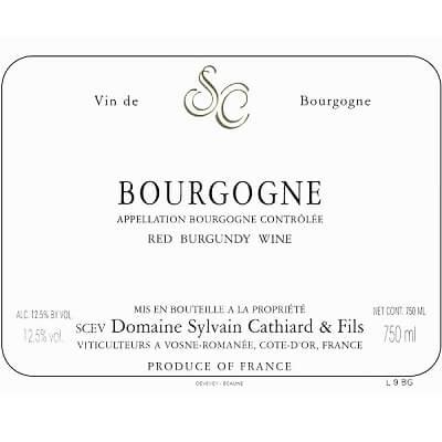 Sylvain Cathiard Bourgogne Rouge 2022 (1x75cl)