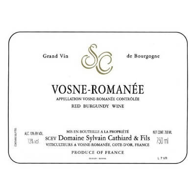 Sylvain Cathiard Vosne-Romanee 2020 (6x75cl)