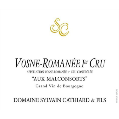Sylvain Cathiard Vosne-Romanee 1er Cru Aux Malconsorts 2022 (1x75cl)