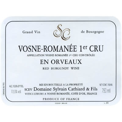 Sylvain Cathiard Vosne-Romanee 1er Cru En Orveaux 2022 (3x75cl)