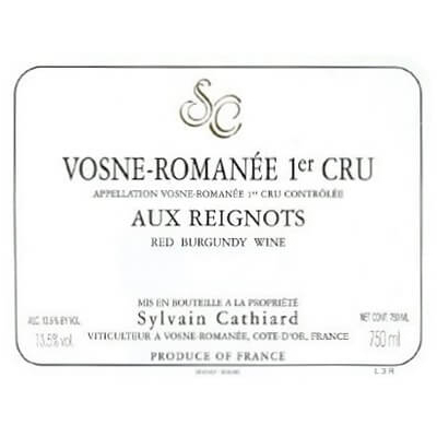 Sylvain Cathiard Vosne-Romanee 1er Cru Aux Reignots 2022 (3x75cl)