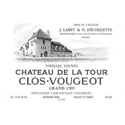 Chateau de la Tour Clos de Vougeot Grand Cru VV 2022 (6x75cl)