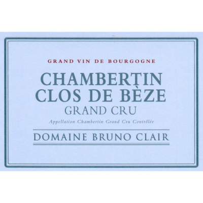 Bruno Clair Chambertin-Clos-De-Beze Grand Cru 2016 (6x75cl)
