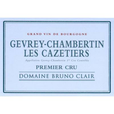 Bruno Clair Gevrey-Chambertin 2021 (6x75cl)