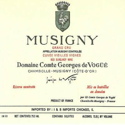 Comte Georges de Vogue Musigny Grand Cru VV 2022 (3x75cl)