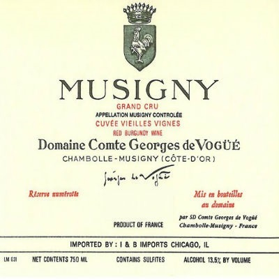 Comte Georges de Vogue Musigny Grand Cru VV 2008 (6x75cl)