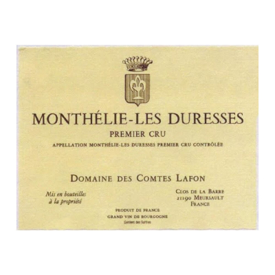 Comtes Lafon Monthelie 1er Cru Les Duresses 2022 (12x75cl)