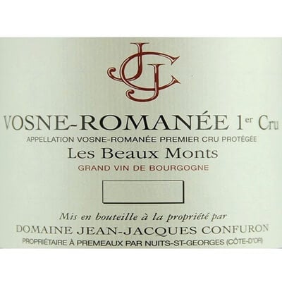 Jean Jacques Confuron Vosne-Romanee 1er Cru Les Beaux Monts 2010 (12x75cl)