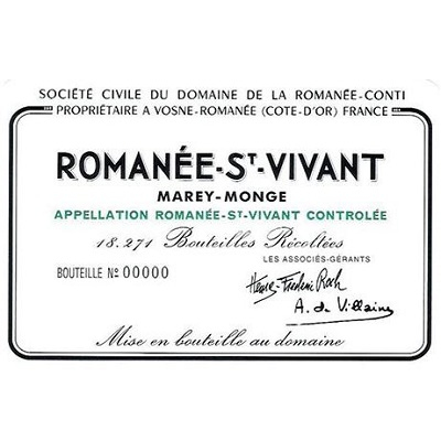 Domaine de la Romanee-Conti Romanee-Saint-Vivant Grand Cru 1999 (6x75cl)