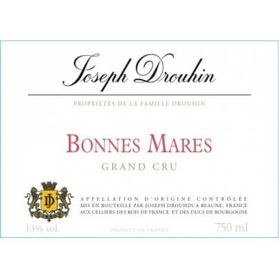 Joseph Drouhin Bonnes-Mares Grand Cru 2022 (6x75cl)