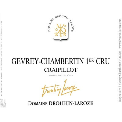 Drouhin-Laroze Gevrey-Chambertin 1er Cru Craipillot 2022 (6x75cl)