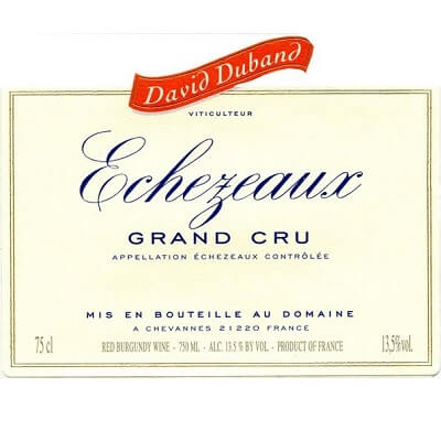 David Duband Echezeaux Grand Cru 2022 (3x75cl)