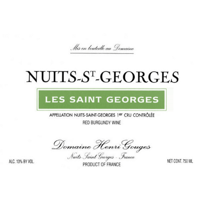 Henri Gouges Nuits-Saint-Georges 1er Cru Les Saint Georges 1993 (12x75cl)