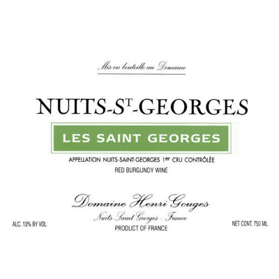 Henri Gouges Nuits-Saint-Georges 1er Cru Les Saint Georges 2022 (1x75cl)