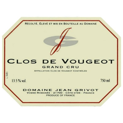 Jean Grivot Clos-de-Vougeot Grand Cru 2018 (12x75cl)