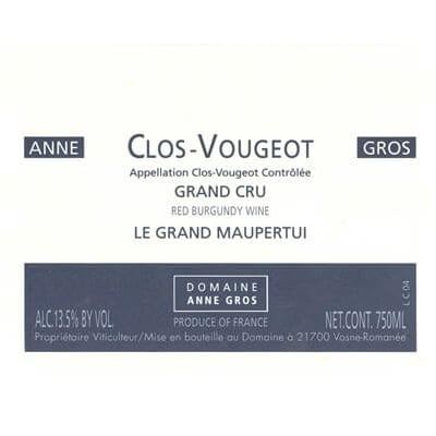 Anne Gros Clos-Vougeot Grand Cru Le Grand Maupertui 2020 (6x75cl)