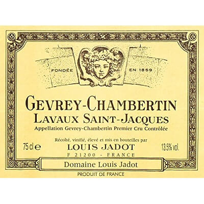 Louis Jadot Gevrey-Chambertin 1er Cru Lavaux Saint-Jacques 2022 (3x75cl)