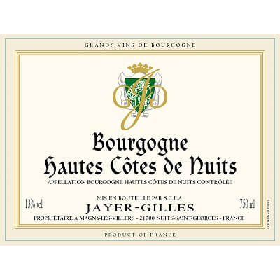 Jayer Gilles Hautes-Cotes-De-Nuits 2018 (6x150cl)