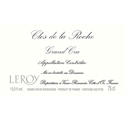 Leroy Clos-de-la-Roche Grand Cru 2008 (1x75cl)
