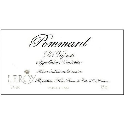 Leroy Pommard Les Vignots 2014 (3x75cl)