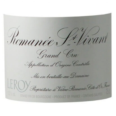 Domaine Leroy Romanee-Saint-Vivant Grand Cru 1988 (5x75cl)