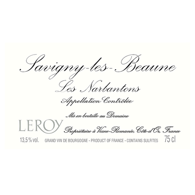 Leroy Savigny-les-Beaune 1er Cru Les Narbantons 2007 (2x75cl)