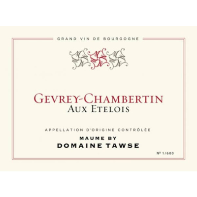 Tawse Gevrey Chambertin Aux Etelois 2020 (6x75cl)