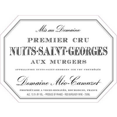 Meo-Camuzet Nuits-Saint-Georges 1er Cru Aux Murgers 2022 (6x75cl)