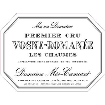 Meo-Camuzet Vosne-Romanee 1er Cru Les Chaumes 2021 (6x75cl)