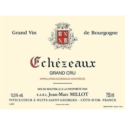 Jean-Marc Millot Echezeaux Grand Cru 2018 (3x75cl)