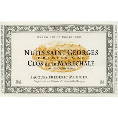 Jacques-Frederic Mugnier Nuits-Saint-Georges 1er Cru Clos de la Marechale 2022 (1x300cl)