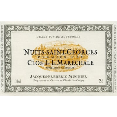 Jacques-Frederic Mugnier Nuits-Saint-Georges 1er Cru Clos de la Marechale 2008 (5x75cl)