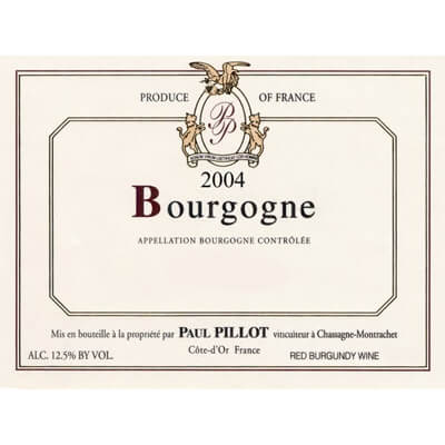 Paul Pillot Bourgogne Rouge 2022 (6x75cl)