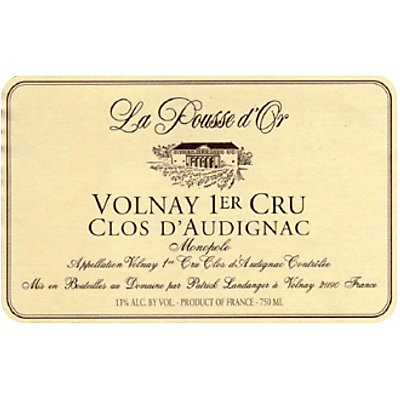 Pousse d'Or Volnay 1er Cru Clos d'Audignac 2021 (4x75cl)