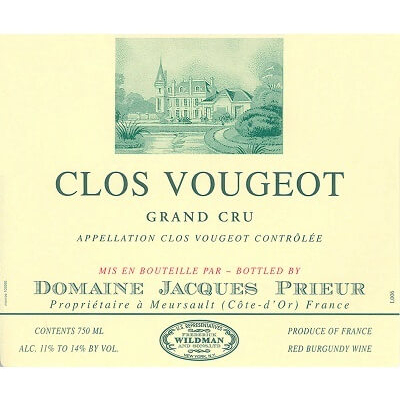 Jacques Prieur Clos-Vougeot Grand Cru 2022 (6x75cl)