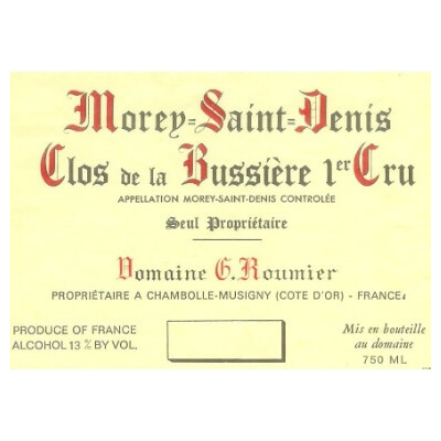 Georges Roumier Morey-Saint-Denis 1er Cru Clos de la Bussiere 2022 (6x75cl)